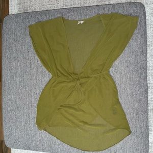 Olive 🫒 green swim cover up